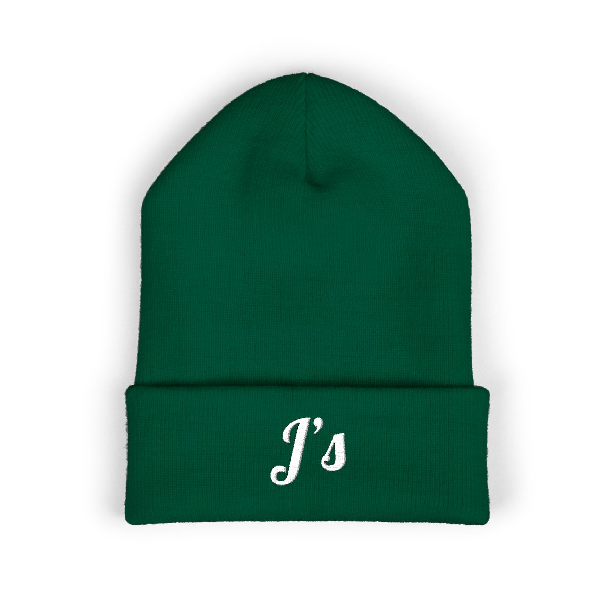 Classic Script Beanie — Spruce