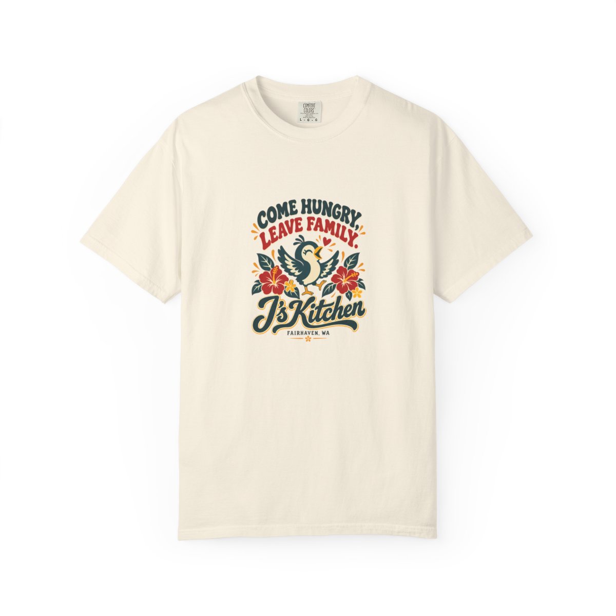 Come Hungry, Leave Family Tee — Ivory / S–XL