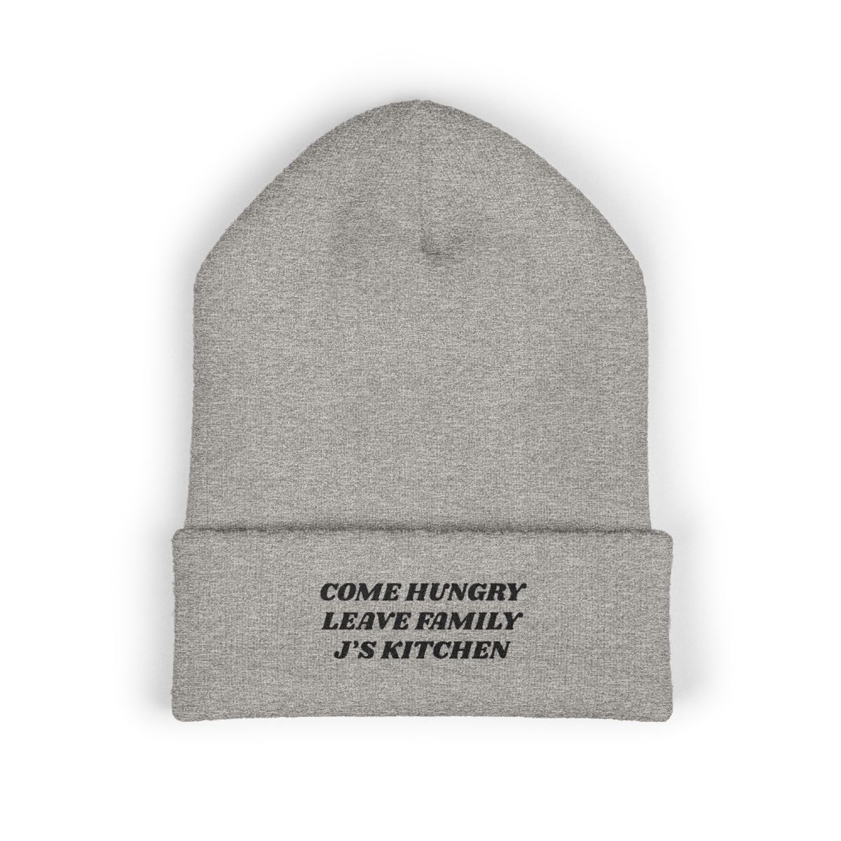 Come Hungry, Leave Family Beanie — Heather Grey