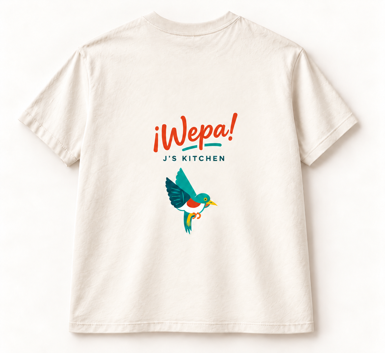 WEPA! Red Script Tee — back